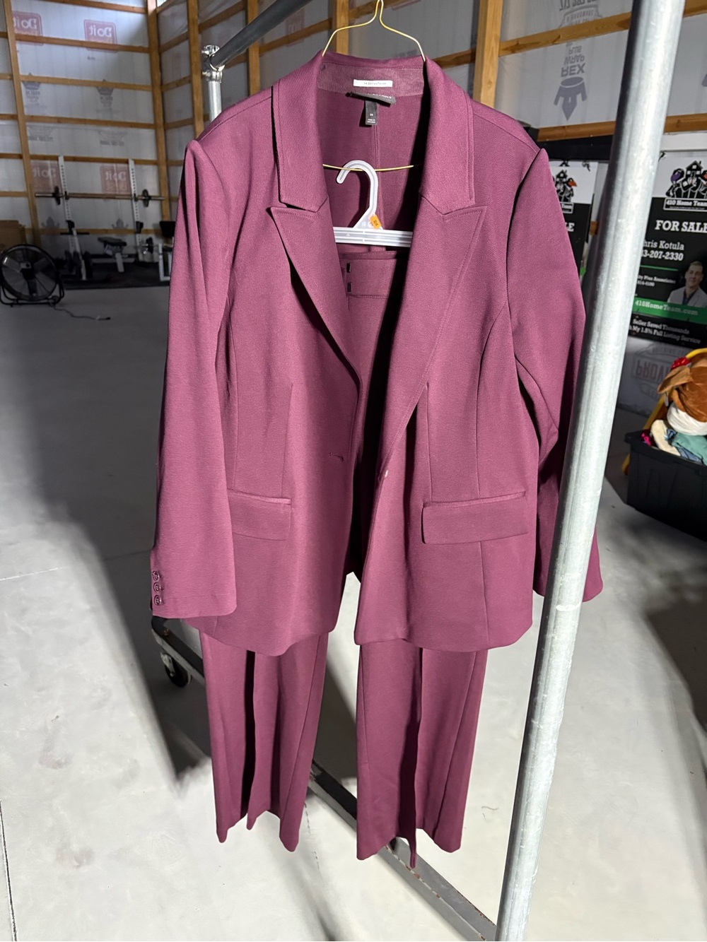Lane Bryant Plum Tailored Blazer Jacket